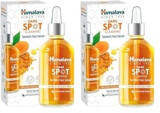 Himalaya Dark Spot Clearing Turmeric Face Serum 30ml Pack of 2 10 Glycolic Acid