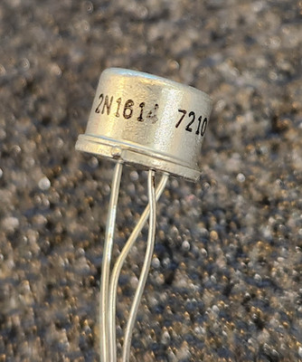 Germanium 2N1614 Transistor SES Logo NSN 5961-00-833-9742  1972 Date Code