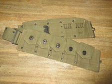 Orig. Armée US USMC Ceinture Garand M1 Porteur M1937 WW2 Bandoulière
