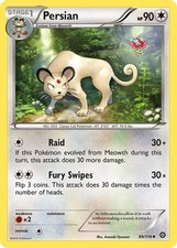 Persian [STS - 89/114] Pokemon Card XY - Steam Siege NM