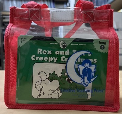 Creative Teaching Press Itty Bitty Phonics Readers 36 Book Set w/ Bag Very Good