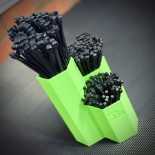 Hex style Cable Tie Holder Zip Tie Storage Rack Wall Mount Organiser Container