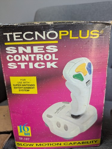Technoplus SNES Control Stick - TP 197 Excellent Boxed - Afbeelding 2 van 11