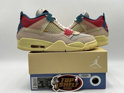 Nike Air Jordan Retro 4 Union LA Guava Ice 2020 Size 8 Authentic Used Basketball