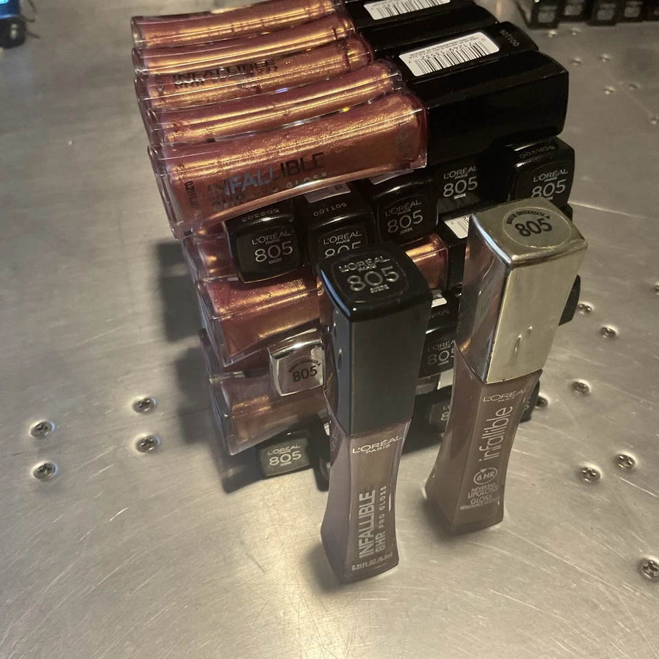 (4) L'Oreal Infallible Pro Lip Gloss 8Hr, 0.21oz/6.3ml, #805 Suede - Image 3 of 3