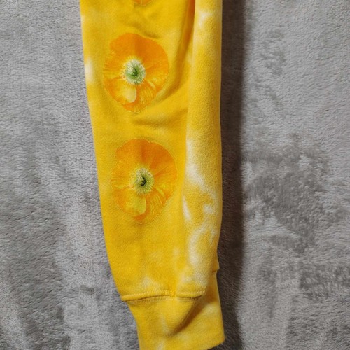 Urban Outfitters National Geographic Golden Yellow Tie-dye Sweatshirt Sz Small - Picture 5 of 11
