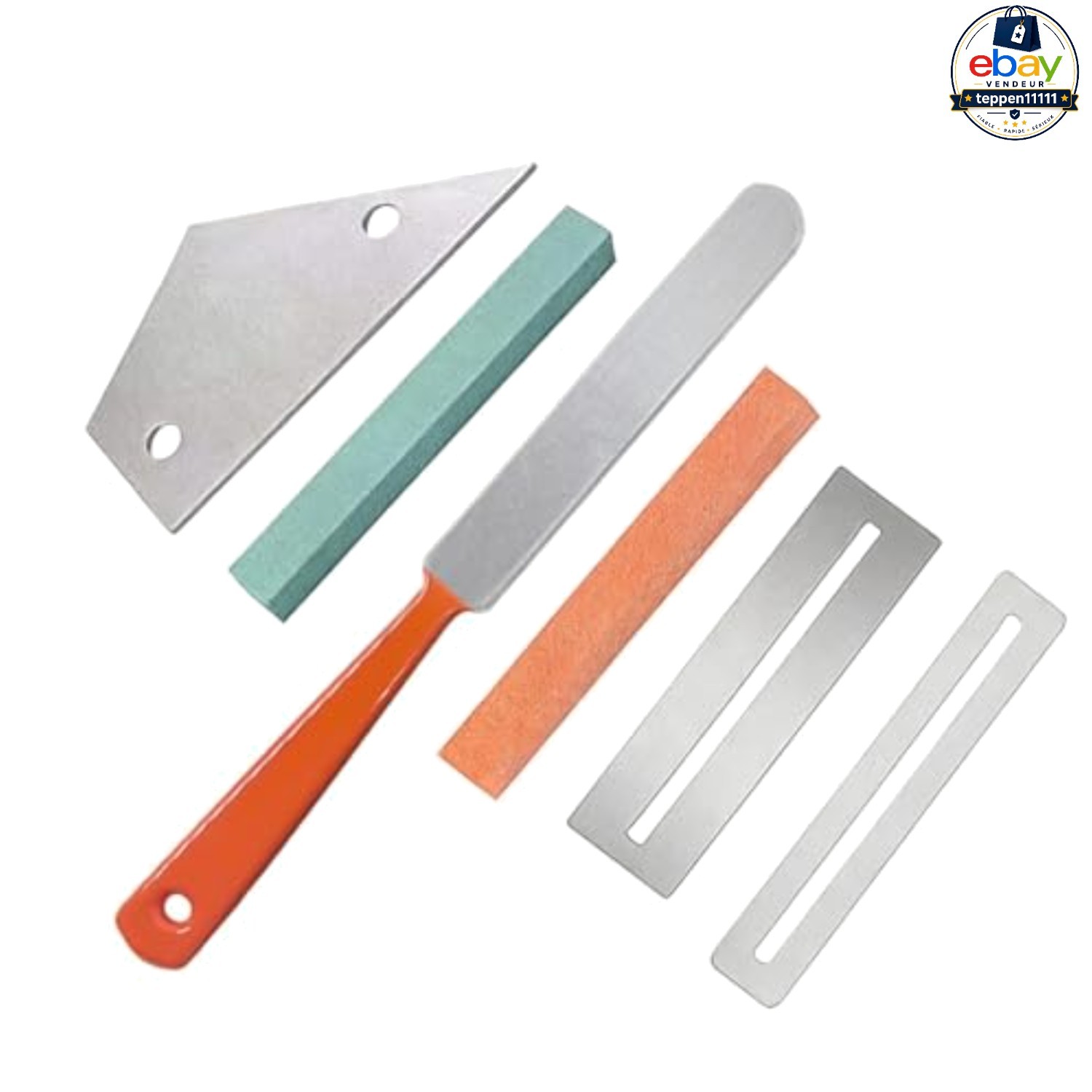 Guitar Luthier Tool Kit Stainless Steel Fret Crowning File Set