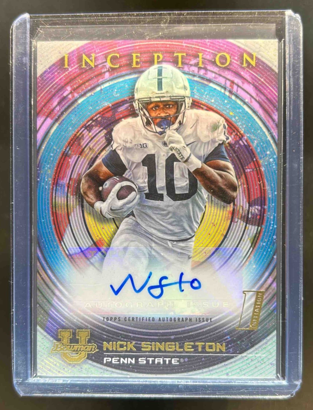 2022 Bowman University Inception Nick Singleton Auto #BIA-NSN