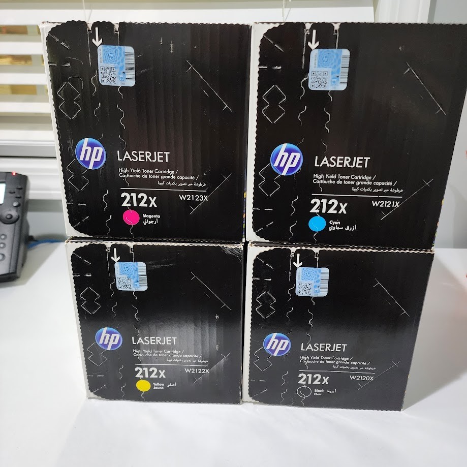HP 212X SET (OEM) 4-Pack | Original HP High-Yield Toner Cartridges Y,M,C K