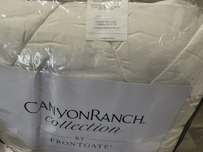 Canyon Ranch Frontgate NWT King Wool/Down Comforter Sold Out 98 x108 