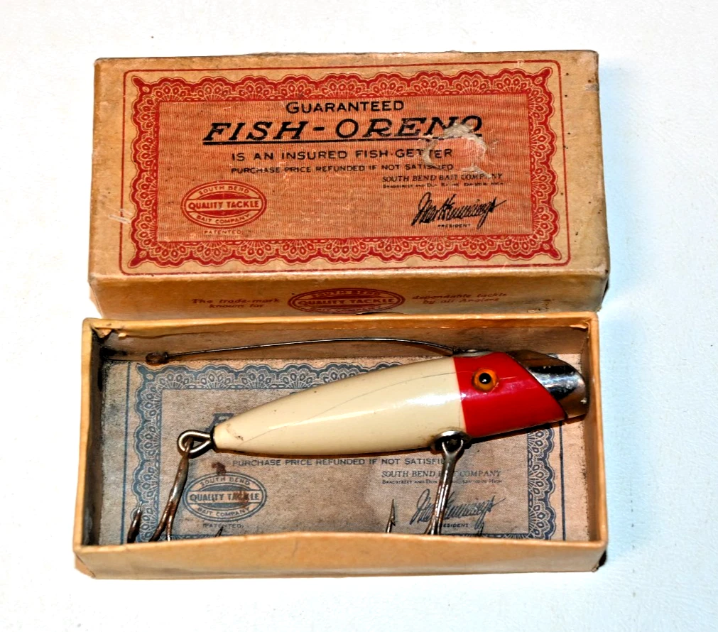 Wood Vintage Fishing Lures with Original Box for sale | eBay