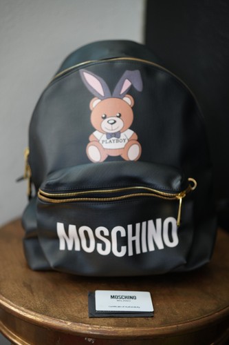Moschino Milano X Playboy Teddy Bear backpack