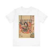 Samurai Kabuki Drama Tee Utagawa Kunisada Ukiyoe  Ichikawa Danjuro T-Shirt