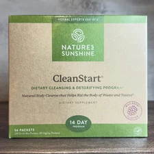 CleanStart by Nature's Sunshine - 14 Day Program - Free Ship - Exp: 08/26