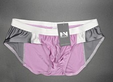 N2N Bodywear Men's Low Rise Rebel Swim Sport, L Purple NWT