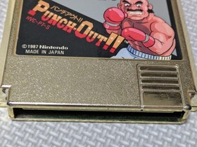 Mike Tyson's Punch Out GOLD NES Famicom Japan Tested Used Cartridge Only