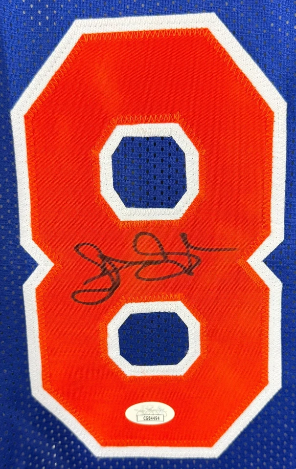 Футболка с автографом Латрелла Спревелла NBA New York Knicks сертификат подлинности JSA - Изображение 2 из 3