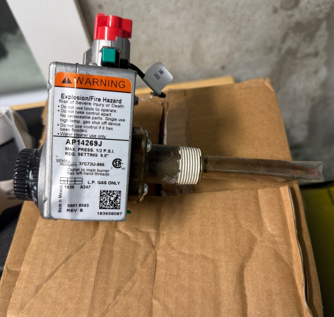 Richmond Water Heater Gas Valve Recall