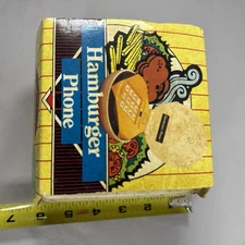 Hamburger Shape Cheeseburger Burger Novetly Home Corded Phone Telephone Works