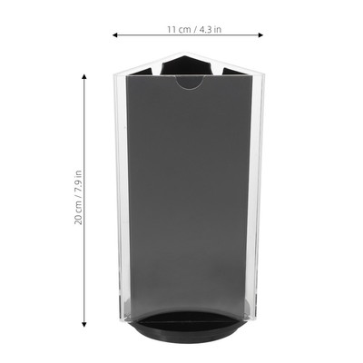  4PCS -Acrylschild -Halter Rotatable Restaurants Menü Display Stand Tabletop