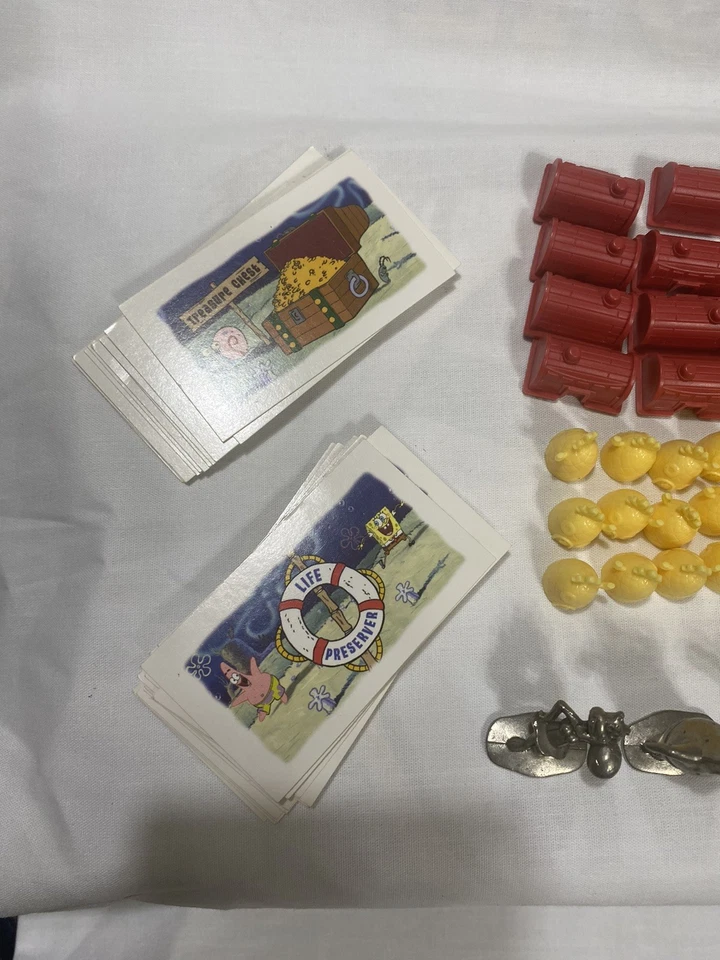 Monopoly SpongeBob SquarePants 2005 Replacement Game Pieces - Cards Money & More - Image 2 of 4