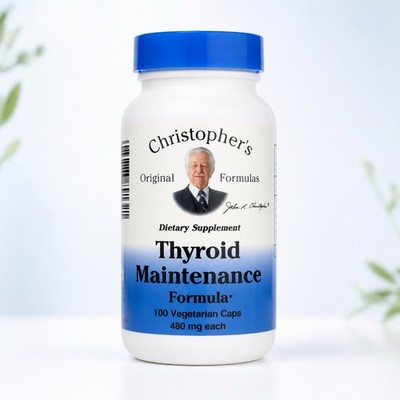 Christopher s Original Formulas Thyroid Maintenance Formula 100 Veg Caps