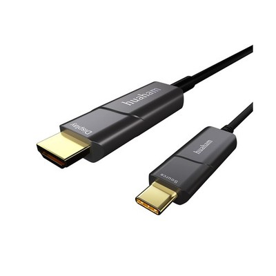 Fiber Optic USB C to HDMI Cable 25ft, Type C to HDMI 2.0 Cable 4K@60Hz, Thund...