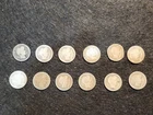 Lot Of 12 Barber Dimes - 90% Silver: Various Dates & Mints