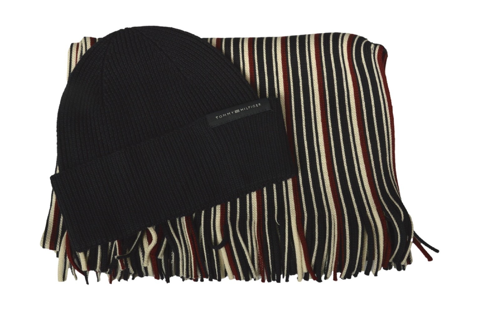 TOMMY HILFIGER Hut und Schal komplett Geschenkverpackung Wollmischung Artikel 23090₽