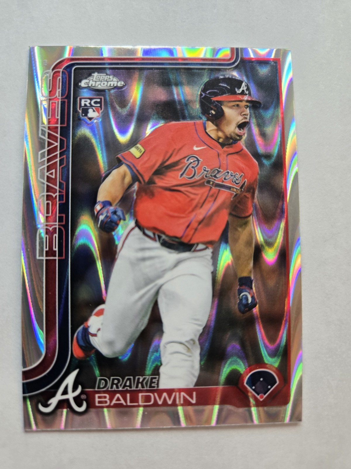 2025 Topps Chrome Update - Drake Baldwin #USC96 RayWave Refractor (RC) AA15