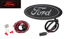 2015-2026 Ford F-150 9.5" Putco 92604 Red LED Light Up Rear Tailgate Emblem