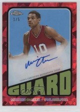 2023-24 Chrome Sapphire Edition 1972 Topps Red 1/5 Maurice Cheeks Auto HOF 13ql