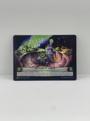Cryptid Camp TCG KS -  METEORITE CABIN 126/173 Full Holo Borderless NM