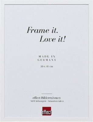 Effect Holzrahmen Profil 2330 weiß 23x70 cm mit Antireflexglas