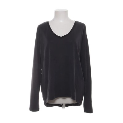 Soaked in Luxury, Langarmshirt, Größe: L, Grau, Modal/Polyester, Einfarbig #ARS