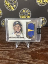 2019 Topps Dynasty Autographed Patch #DAP-CY Christian Yelich Auto /10 Brewers