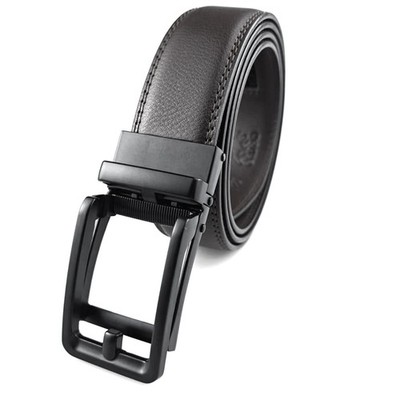 Men's Ratchet Belt Genuine Leather Mens Belt with Slide Ratchet Belts for men