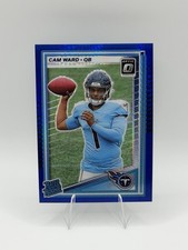 2025 Panini Donruss Optic - Rated Rookie Cam Ward Blue Hyper Prizm #293