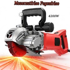 Mauernutfräse Fugenfräse Laser 4200W Mauerfräse Schlitzfräse Nutfräse Wandfräse