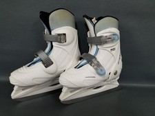 Lake Placid Youth Hockey Skates Glider 500 White Size 12 - Size 1