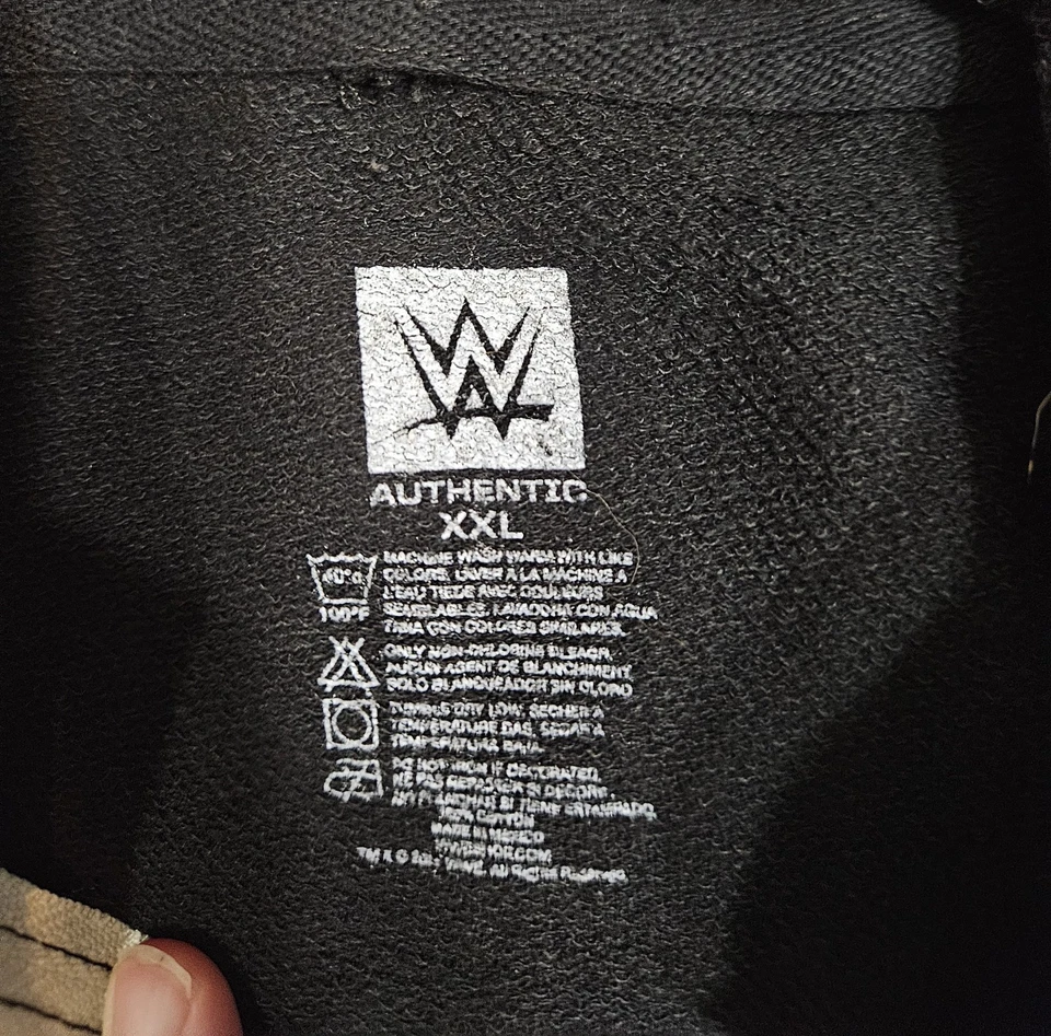 WWE Authentic Return of CM Punk Full-Zip Hoodie Men's XXL Cotton - Image 3 of 4