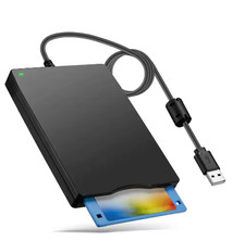 Floppy Disk Reader, External USB Floppy Disc Reader, 3.5 inch 1.44 MB FDD Floppy