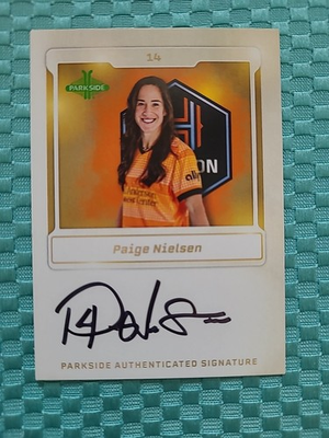 #ad 2025 NWSL Parkside Volume 1 Signature Series Paige Nielsen $4.74