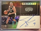2023-24 Panini Private Signings Tony Parker San Antonio Spurs Autographed Card
