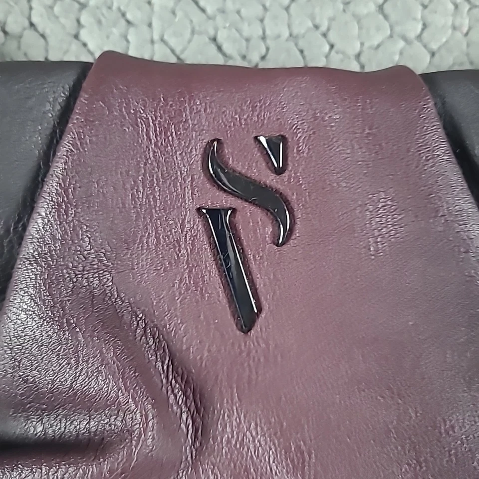 Bolso Hobo Simply Vera Wang Cuero Vegano Negro Una Asa Cadena Bolsillos Laterales Foto 2 de 4