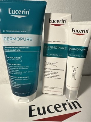 Eucerin Dermopure Clinical Oil Control Gel + Porenverfeinerndes Reinigungsgel