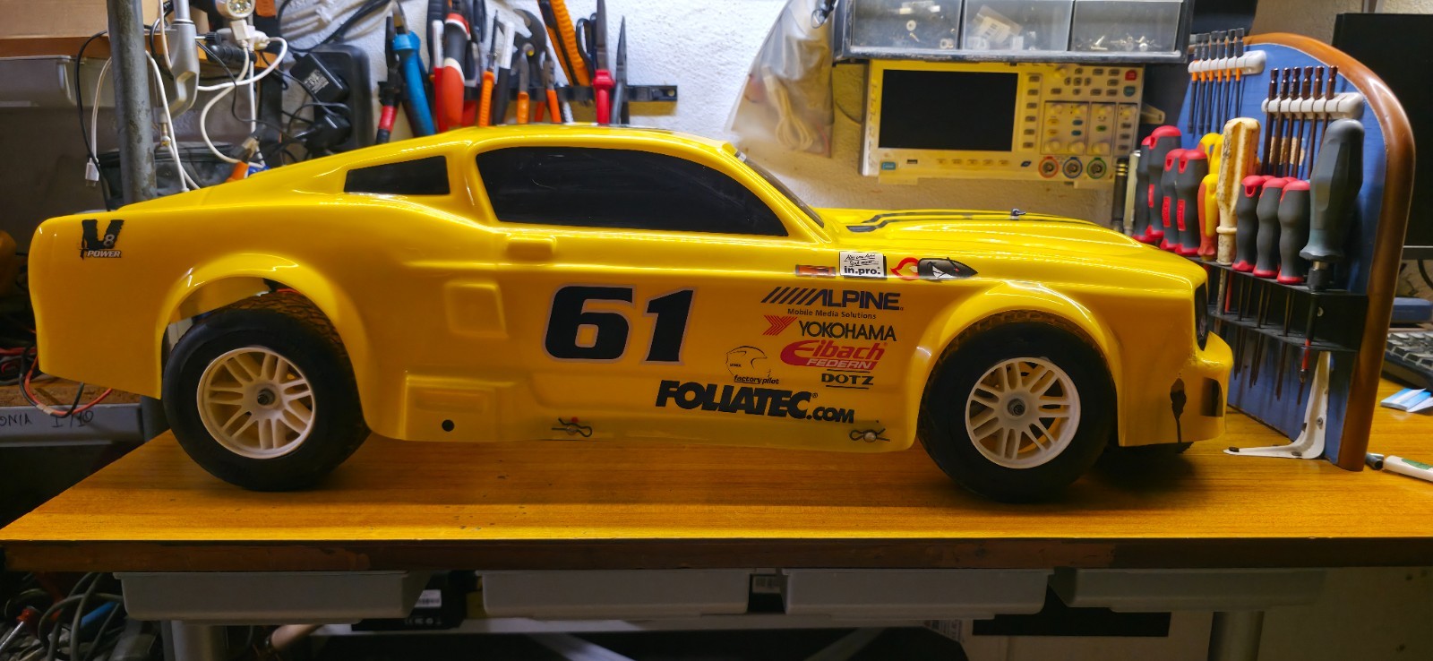 rare / vintage FG HARM RS 1/5 with brushless conversion and lots of spare parts!