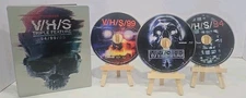 VHS Triple Feature Blu-ray Steelbook V/H/S 94 99 85 Horror Slasher Movie VGC