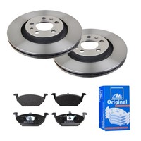 ATE Bremsscheiben Ø280MM + BremsbelÄGe Vorne FÜR Audi A3 Skoda Octavia II VW
