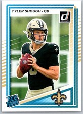 Panini Donruss Tyler Shough Rookie Card #304 New Orleans Saints NFL. rookie card picture
